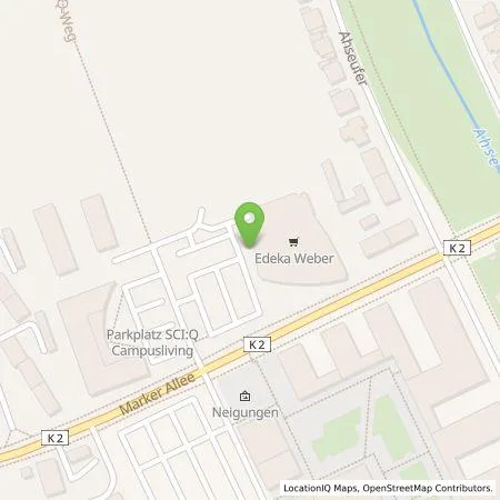 Standortübersicht der Tankstelle Weber Handelsverwaltung GmbH in 59063 Hamm