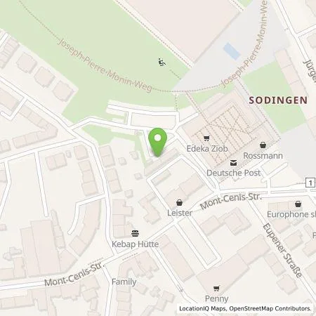 Standortübersicht der Tankstelle Konrad Ziob e.K. in 44627 Herne