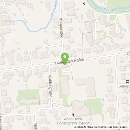 Standortübersicht der Tankstelle EAM Natur Energie GmbH in 37124 Rosdorf