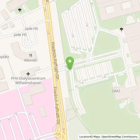 Standortübersicht der Tankstelle eliso GmbH in 26389 Wilhelmshaven