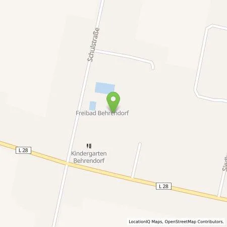 Standortübersicht der Tankstelle Stadtwerke Husum GmbH in 25850 Behrendorf