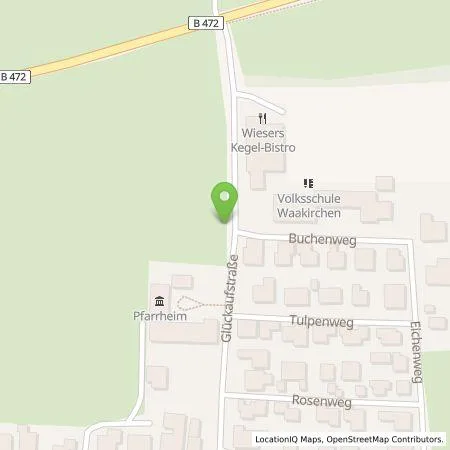 Standortübersicht der Tankstelle Elektrizitätswerk Tegernsee Vertriebs- und Service-KG in 83666 Waakirchen