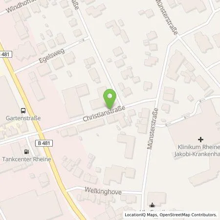 Standortübersicht der Tankstelle RheiNet GmbH in 48431 Rheine