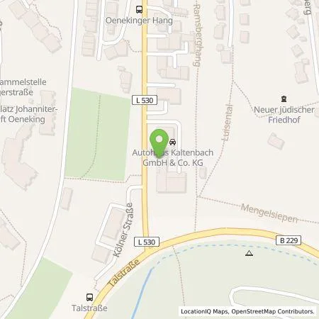 Standortübersicht der Tankstelle Autohaus Kaltenbach GmbH & Co. KG in 58509 Lüdenscheid