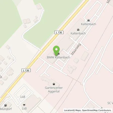 Standortübersicht der Tankstelle Kaltenbach Automobile GmbH & Co. KG in 51491 Overath