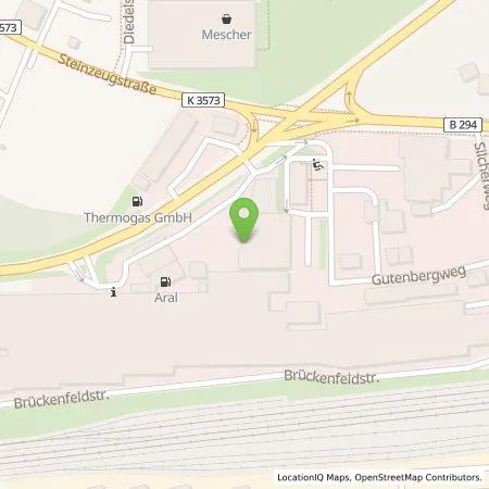 Standortübersicht der Tankstelle Graf Hardenberg GmbH - Bretten in 75015 Bretten