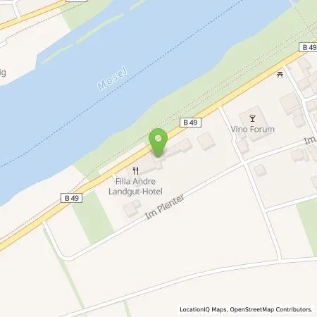 Standortübersicht der Tankstelle Hotel Filla Andre in 56814 Ernst