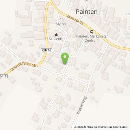 Standortübersicht der Tankstelle Energie Südbayern GmbH in 93351 Painten