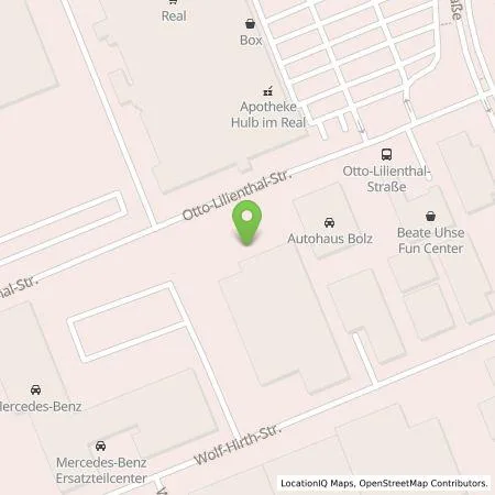 Standortübersicht der Tankstelle Mercedes- Benz AG - Niederlassung Stuttgart in 71034 Böblingen