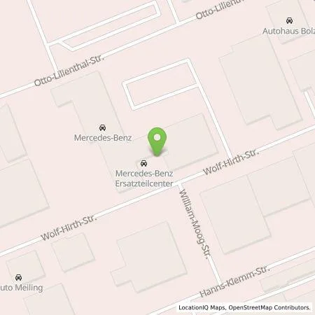 Standortübersicht der Tankstelle Mercedes- Benz AG - Niederlassung Stuttgart in 71034 Böblingen