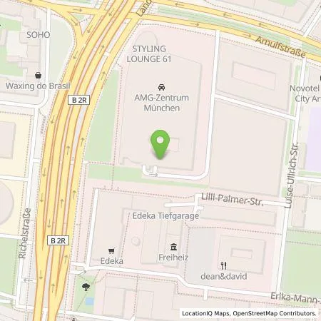 Standortübersicht der Tankstelle Mercedes- Benz AG - Niederlassung München in 80636 München
