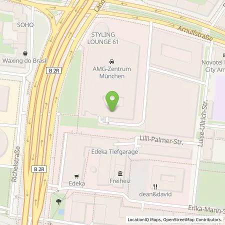 Standortübersicht der Tankstelle Mercedes- Benz AG - Niederlassung München in 80636 München