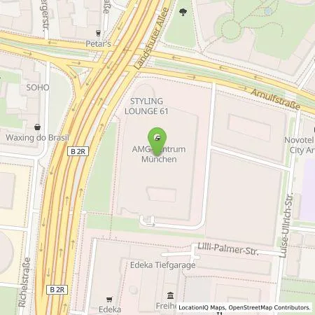 Standortübersicht der Tankstelle Mercedes- Benz AG - Niederlassung München in 80636 München