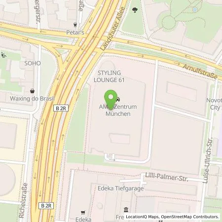 Standortübersicht der Tankstelle Mercedes- Benz AG - Niederlassung München in 80636 München