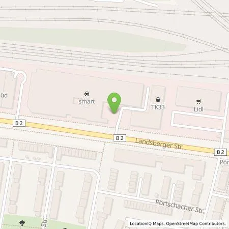 Standortübersicht der Tankstelle Mercedes- Benz AG - Niederlassung München in 80687 München