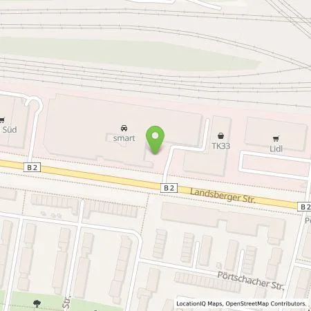 Standortübersicht der Tankstelle Mercedes- Benz AG - Niederlassung München in 80687 München