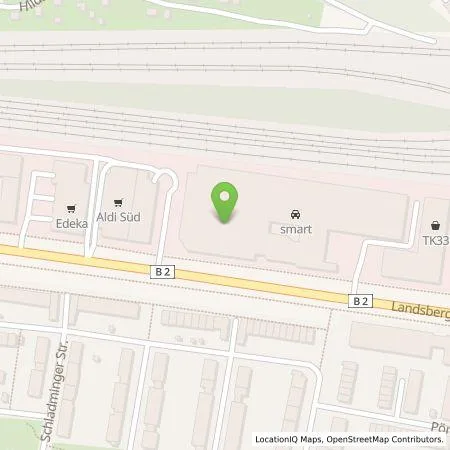 Standortübersicht der Tankstelle Mercedes- Benz AG - Niederlassung München in 80687 München