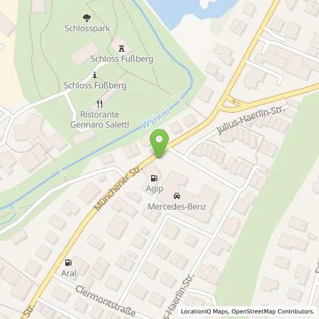 Standortübersicht der Tankstelle Mercedes- Benz AG - Niederlassung München in 82131 Gauting