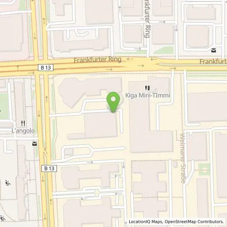 Standortübersicht der Tankstelle Mercedes- Benz AG - Niederlassung München in 80807 München