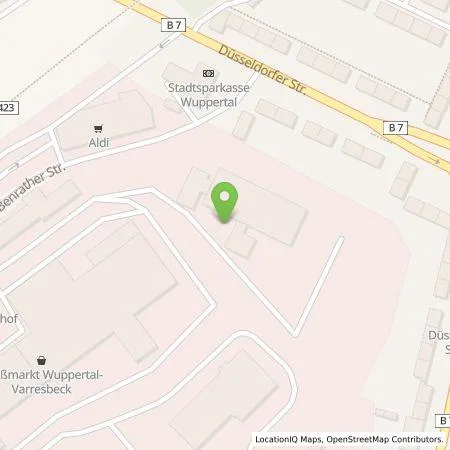 Standortübersicht der Tankstelle Mercedes- Benz AG - Niederlassung Wuppertal/Solingen/Remscheid in 42115 Wuppertal