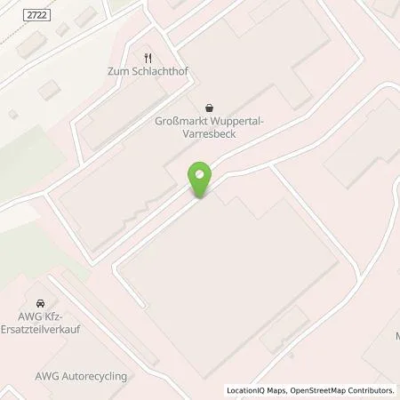 Standortübersicht der Tankstelle Mercedes- Benz AG - Niederlassung Wuppertal/Solingen/Remscheid in 42115 Wuppertal