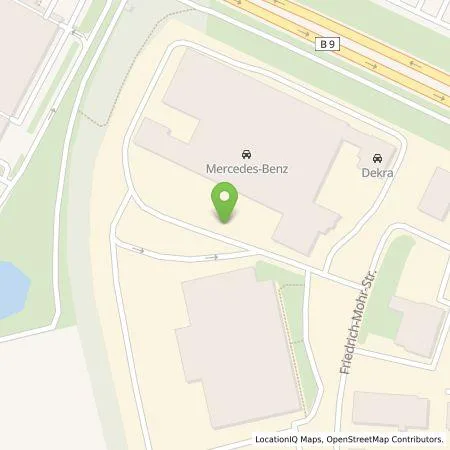 Standortübersicht der Tankstelle Mercedes- Benz AG - Niederlassung Koblenz in 56070 Koblenz