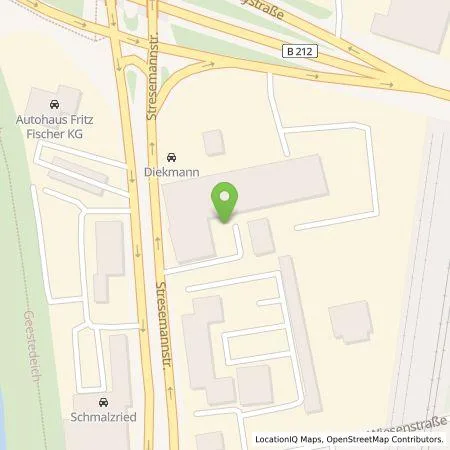 Standortübersicht der Tankstelle Mercedes- Benz AG - Niederlassung Bremen in 27570 Bremerhaven