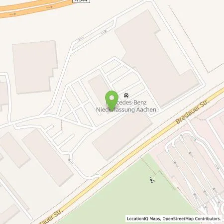 Standortübersicht der Tankstelle Mercedes- Benz AG - Niederlassung Aachen in 52079 Aachen