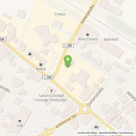 Standortübersicht der Tankstelle Autohaus Karl Asbach GmbH in 57627 Hachenburg