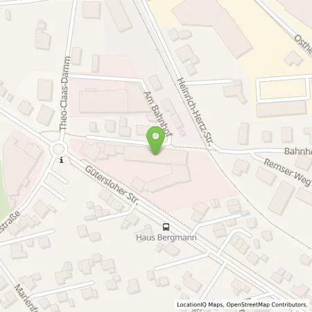 Standortübersicht der Tankstelle Autohaus Grundmeier GmbH in 33428 Harsewinkel