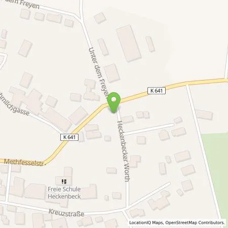 Standortübersicht der Tankstelle Heckenrose e.V. in 37581 Bad Gandersheim