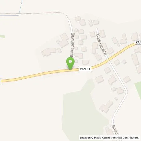 Standortübersicht der Tankstelle SWB Sonnenwohnbau GmbH in 84332 Hebertsfelden