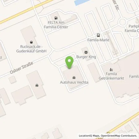 Standortübersicht der Tankstelle Autohaus Walkenhorst Vechta GmbH in 49377 Vechta