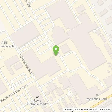 Standortübersicht der Tankstelle Mercedes- Benz AG - Niederlassung Frankfurt in 60488 Frankfurt