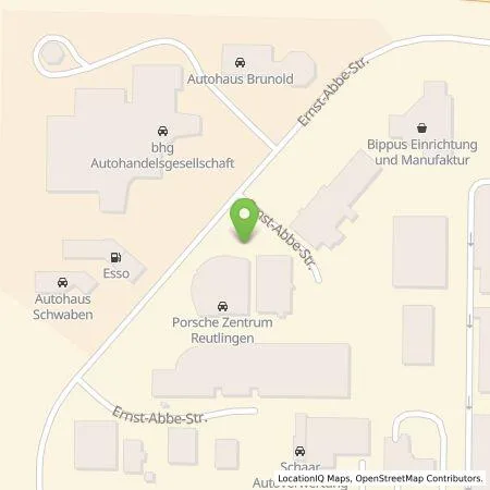 Standortübersicht der Tankstelle Hahn Sportwagen Reutlingen GmbH in 72770 Reutlingen