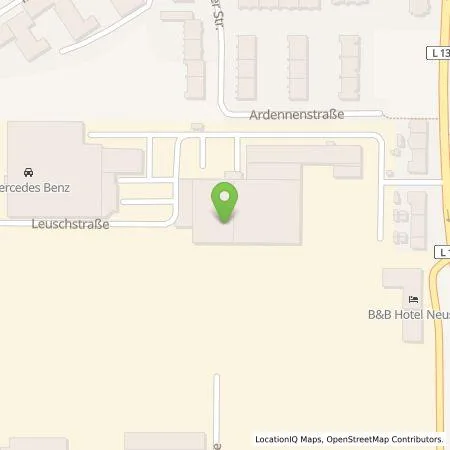Standortübersicht der Tankstelle Mercedes- Benz AG - Niederlassung Rhein-Ruhr in 41460 Neuss