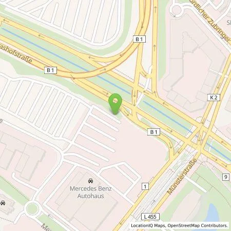 Standortübersicht der Tankstelle Mercedes- Benz AG - Niederlassung Rhein-Ruhr in 40239 Düsseldorf