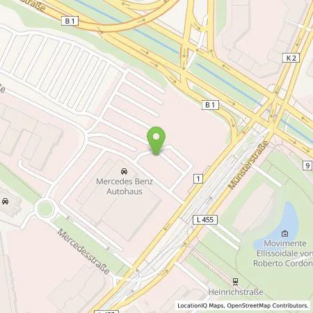 Standortübersicht der Tankstelle Mercedes- Benz AG - Niederlassung Rhein-Ruhr in 40470 Düsseldorf