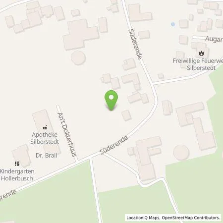 Standortübersicht der Tankstelle Gemeinde Silberstedt in 24887 Silberstedt