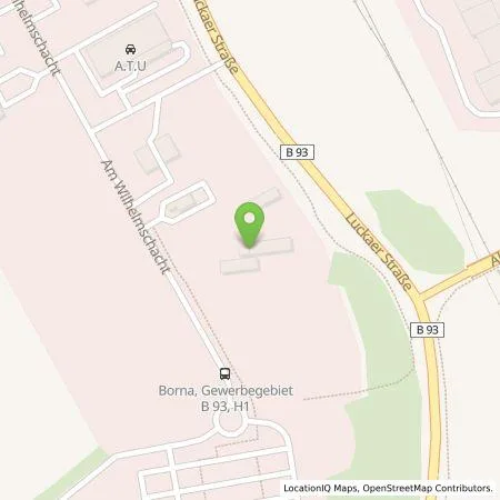 Standortübersicht der Tankstelle Autowaschpark B&M OHG in 04552 Borna