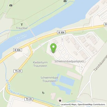 Standortübersicht der Tankstelle Stadtwerke Traunstein GmbH & Co. KG in 83278 Traunstein