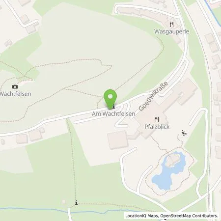 Standortübersicht der Tankstelle Hotel Pfalzblick KG in 66994 Dahn