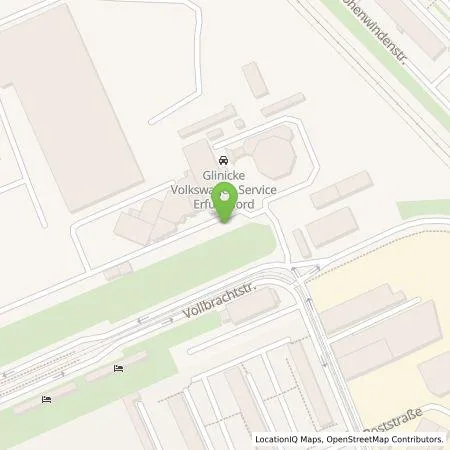 Standortübersicht der Tankstelle Glinicke Energie+Service GmbH in 99086 Erfurt