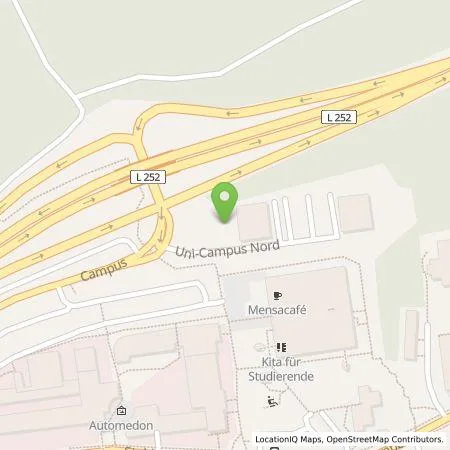 Standortübersicht der Tankstelle Prof. Dr. Dr. hc. mul.t A. W. Scheer, c/o THS GmbH in 66123 Saarbrücken