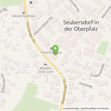 Standortübersicht der Tankstelle Raiffeisenbank im Oberpfälzer Jura eG in 92358 Seubersdorf