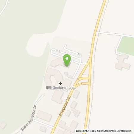 Standortübersicht der Tankstelle BRK Kreisverband Kronach KdöR in 96317 Kronach