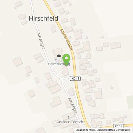 Standortübersicht der Tankstelle BRK Kreisverband Kronach KdöR in 96361 Steinbach a. Wald