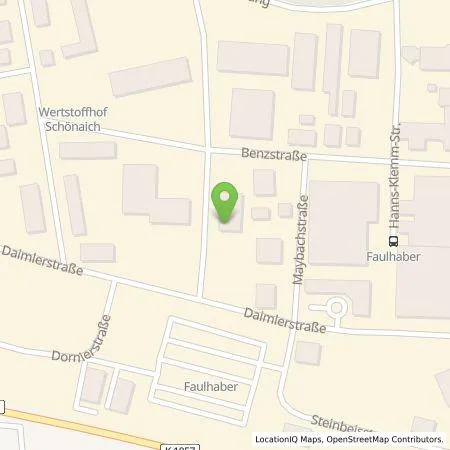 Standortübersicht der Tankstelle Auto Bebion GmbH in 71101 Schönaich