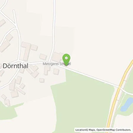 Standortübersicht der Tankstelle Landmetzgerei Strobel in 95152 Selbitz