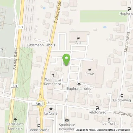 Standortübersicht der Tankstelle Northeimer Sport und Freizeit GmbH in 37120 Bovenden